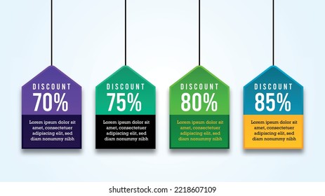 sales discount ornaments and elements