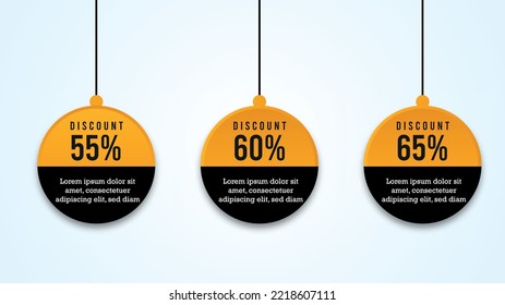 sales discount ornaments and elements