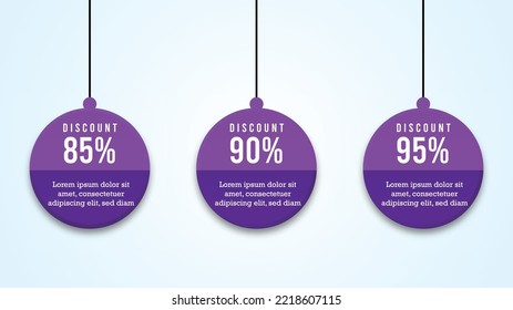 sales discount ornaments and elements