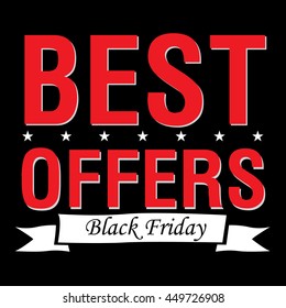 Sales and discounts, Black Friday, Vector illustration
