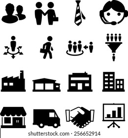 Sales Distribution Channel Icons