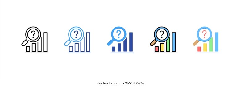 Sales Forecasting Multi Style Icon Set