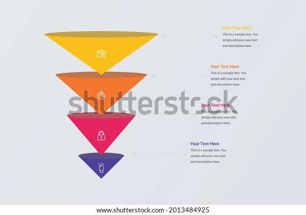Sales funnel leads marketing and conversion vector\
image 4
