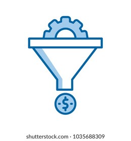 Sales Funnel Vector Icon