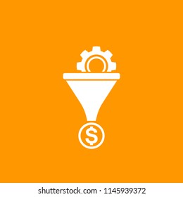 sales funnel vector icon