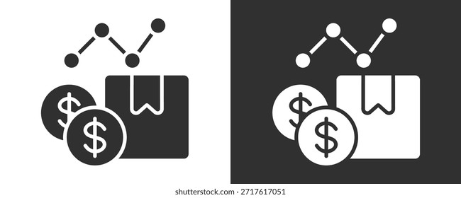 Conjunto De Iconos De Ventas Colección De Vector Aislada En Blanco Y Negro