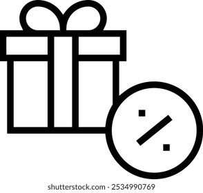 sales icon. Thin linear style design isolated on white background