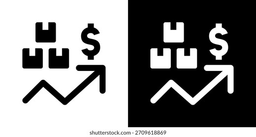 Ilustración vectorial de icono de ventas. Diseño De Estilo Plano Creado Para Una Flexibilidad Creativa En Versiones Claras Y Oscuras.