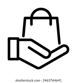 Sales icon vector in outline style for sales, ecommerce, shopping, and marketing