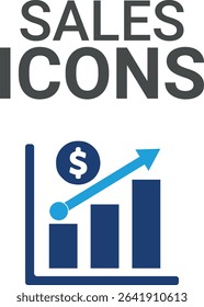 Sales icons, A dynamic collection of icons designed to enhance branding, promotions, and customer engagement, perfect for marketing materials and business applications.