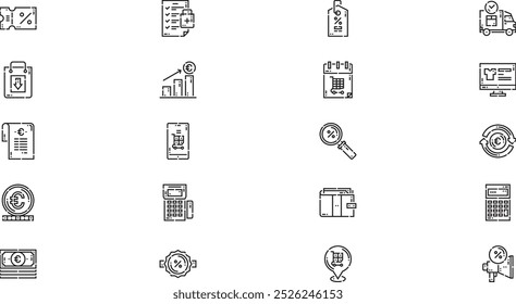 Sales icons High-Quality Vector Icons Collection with Editable Stroke. Ideal for Professional and Creative Projects.