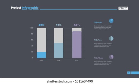 Sales Increasing Chart Slide Template