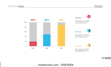 Sales Increasing Chart Slide Template