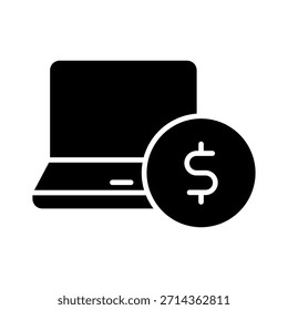Vetor de ícone de gerenciamento de vendas. Sinal de ilustração do processo comercial. Símbolo de marketing. logotipo da equipe de vendas.