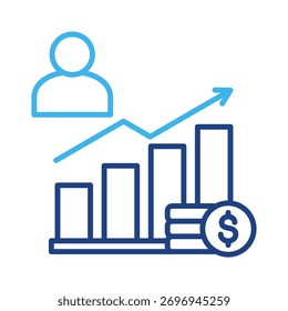 Sales Manager Icon Element For Design