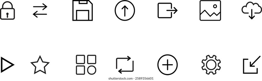 Sales and Marketing Icon Set, Assessment line icons, app and website Icon Perfect for outline icon collections
