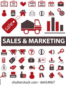 sales & marketing signs. vector