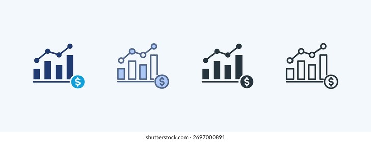 Colección de ícono de estilo múltiple de ventas