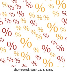 Sales, percent and Discount Seamless vector EPS 10 pattern