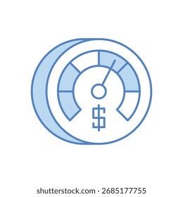 Vektorgrafik mit dem Symbol "Sales Performance"