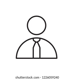 sales person icon vector