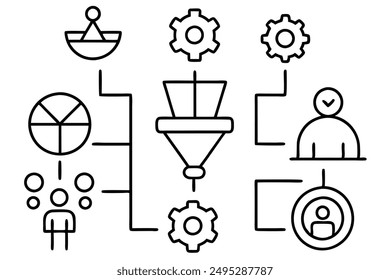 Sales pipeline Management art visual guide for sales