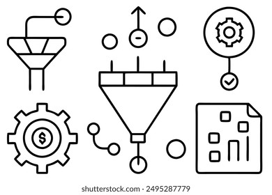 Sales pipeline Management art visualizing success steps