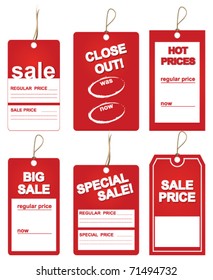 sales price tags