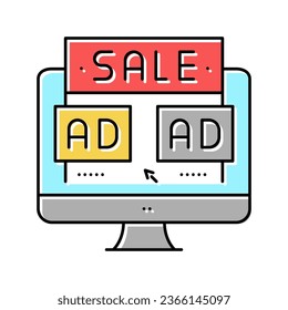 sales promotion color icon vector. sales promotion sign. isolated symbol illustration