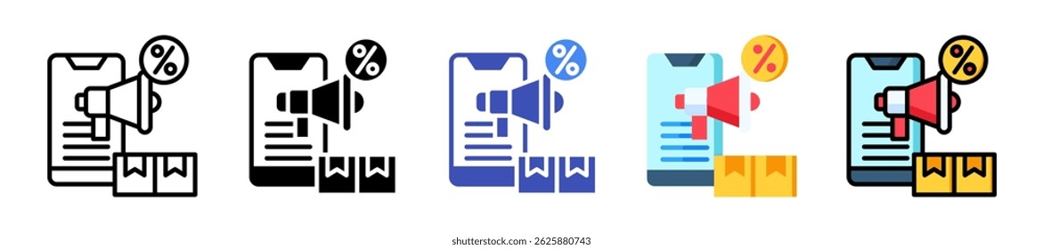 Sales Promotion Icon Element For Design