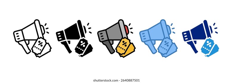 Sales Promotion Icon Element For Design