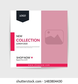 Sales Promotion social media post and banner and Fashion Sale social media post
