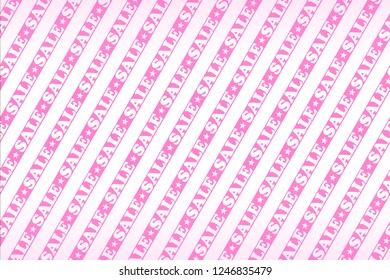 Sales promotion, striped background material, material for advertisement publicity