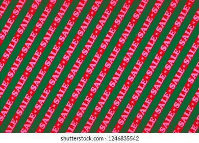 Sales promotion, striped background material, material for advertisement publicity