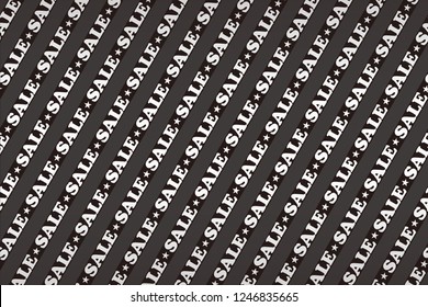 Sales promotion, striped background material, material for advertisement publicity