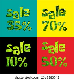 sales promotion vector for an item