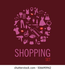 Sales and retail design. Shopping icon. Shopping concept with sale icons design, vector illustration 10 eps graphic.