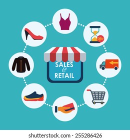 sales and retail design, vector illustration eps10 graphic 