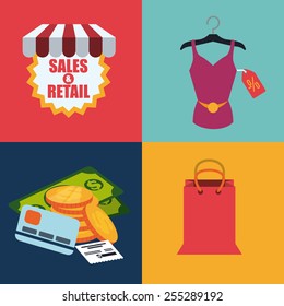 sales and retail design, vector illustration eps10 graphic 