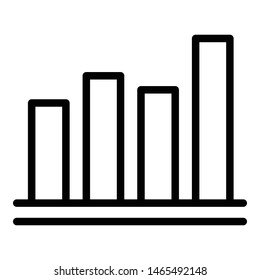 Sales schedule icon. Outline sales schedule vector icon for web design isolated on white background