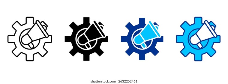 Sales Simple Icon Set Multiple Style Vector Illustration