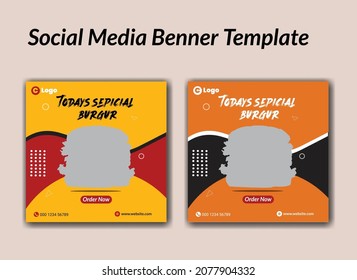 Sales Social Media Post Template, Editable Shopping Social Media Banner Template.digital marketing web banner design.social media post, instagram, facebook and web internet ads. Post On Social Media