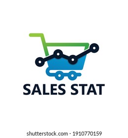 Design der Verkaufsstatistik-Logos