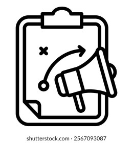 Sales Strategy Icon Element For Design