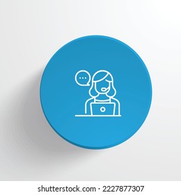 Sales support icon vector design