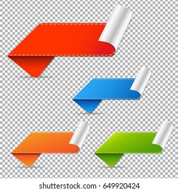Sales Tags Gradient Mesh, Vector Illustration