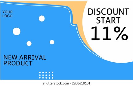 Sales tags set vector badge templates, starting at 11 percent. The template is ready to use in advertising design, web and print design. Trendy discount banner or sticker