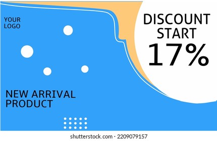 Sales tags set vector badge templates, starting at 17 percent. The template is ready to use in advertising design, web and print design. Trendy discount banner or sticker