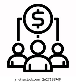 Sales Team Icon Element For Design