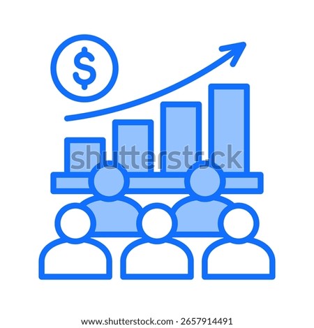 Sales Team Icon Element For Design